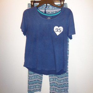 SO Junior's Pajama Set Size Large
